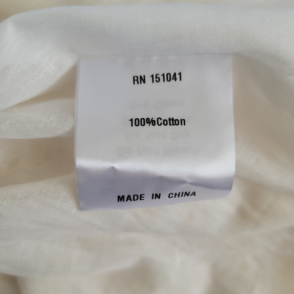 o.p.t Nanette Eyelet Smocked RuffleCotton Mini Dress in Cream, Size XS, Romantic - Picture 11 of 11